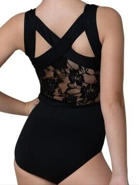 Kids Lace Back Leotard Size 12-14 Yrs